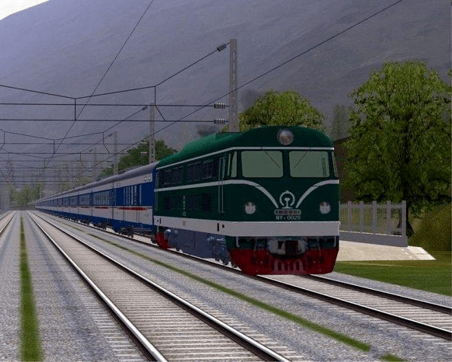 我坐在车厢里它似乎在为我加速载着我去相聚火车与铁轨擦出爱的火花文