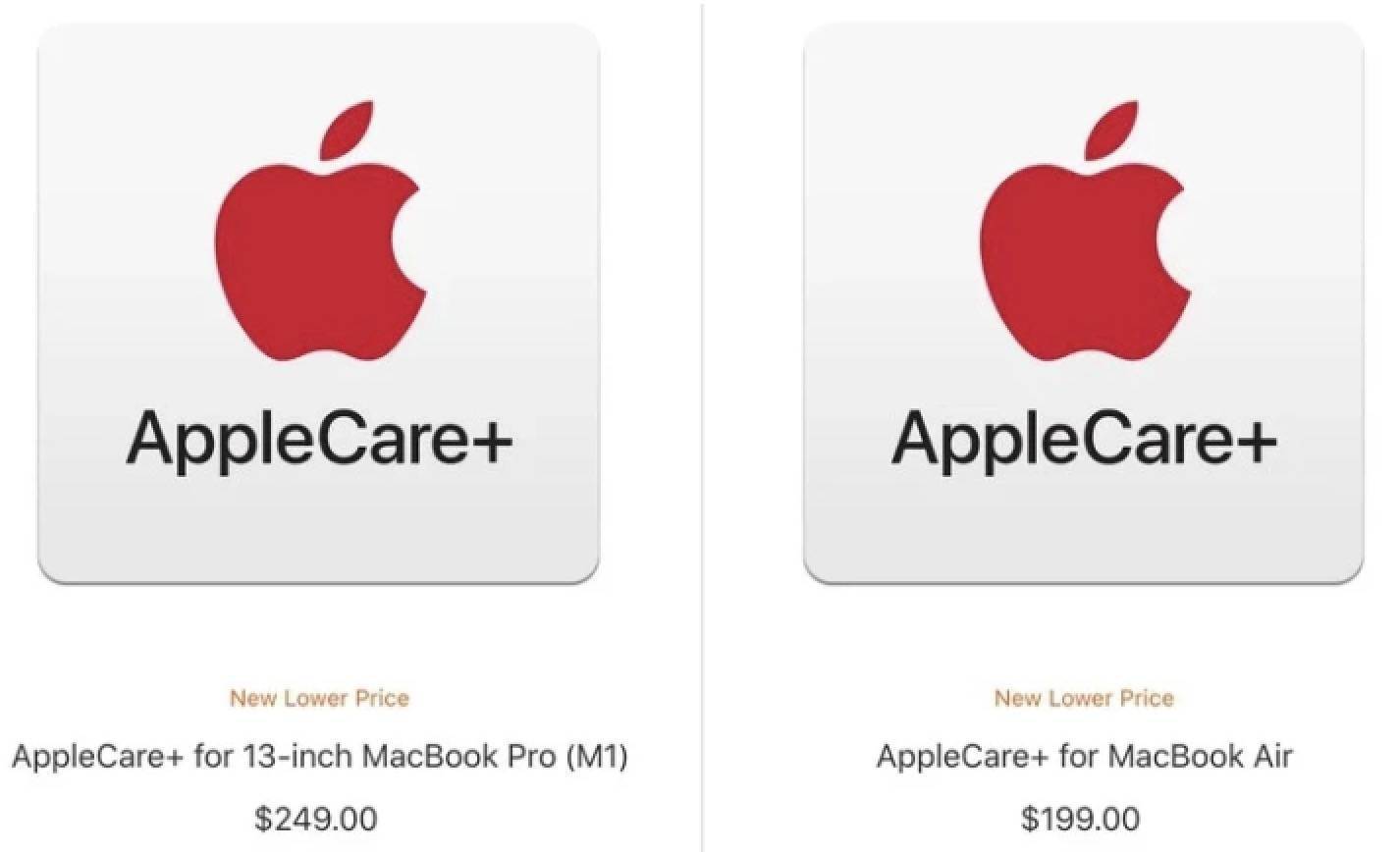 苹果调降M1 MacBook 产品AppleCare+ 价格_手机搜狐网