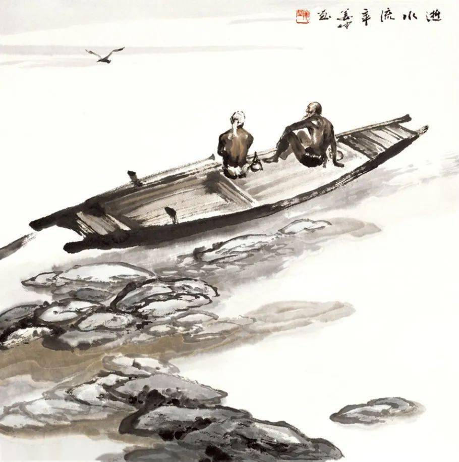 姜坤笔下的艺术世界溢彩流光水墨淋漓