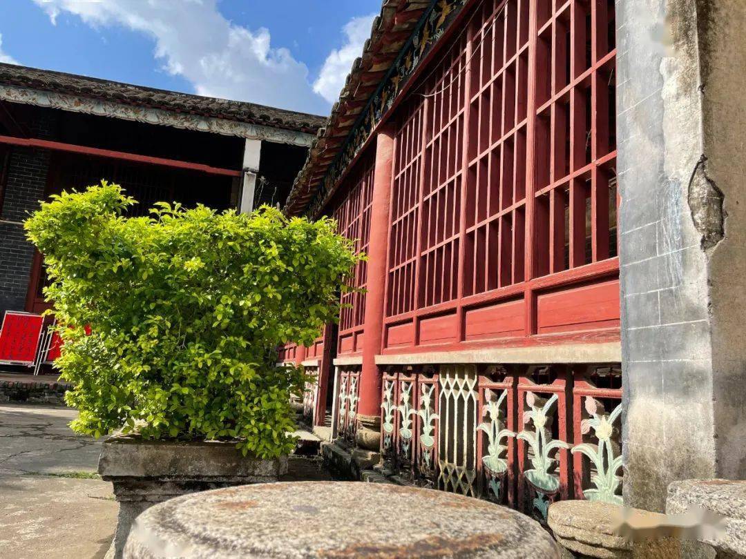 打卡位2:西斋房的老钟历史感满满的老钟站在古榕树下抬头仰望咔咔咔