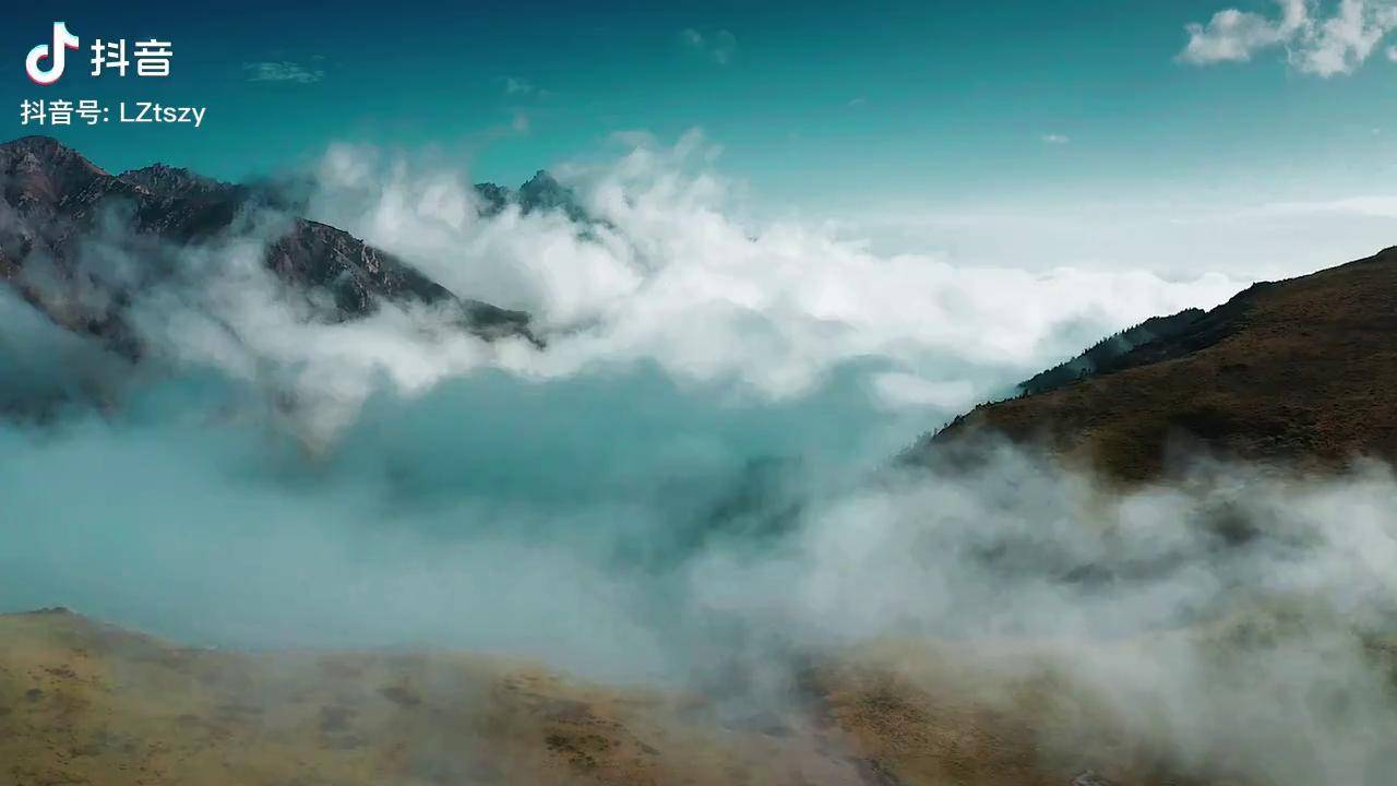 抖in美好甘南天上还是人间傻傻分不清楚仙境云海人间仙境美如画一包