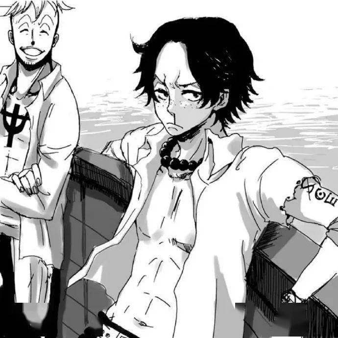 艾斯与马尔科之间的羁绊