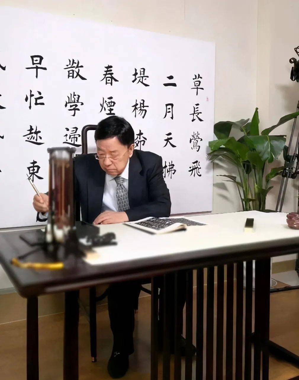 但是当今著名的书法家田蕴章老师却在一次采访中表示