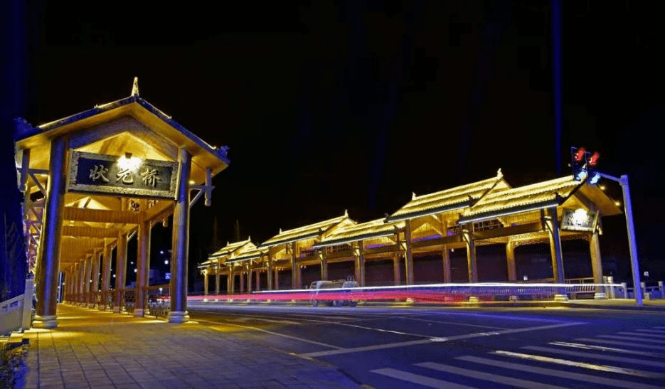 越西县夜景图片