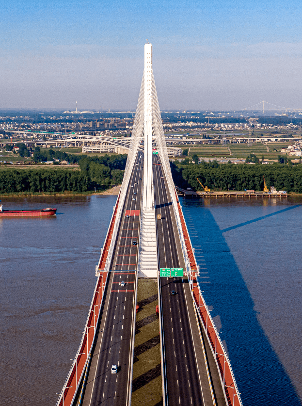 2020年12月24日,浦仪公路西段上坝夹江大桥建成通车,与之配套的人非