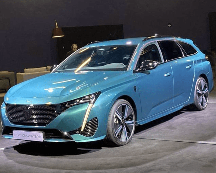 新一代标致308sw实车亮相搭12t三缸动力外观十分运动