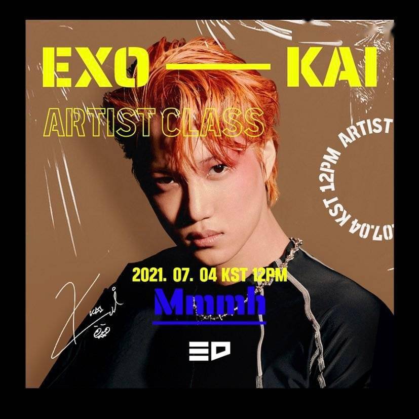 kai将作为导师出现在edlive艺术家课上教授mmmh舞蹈