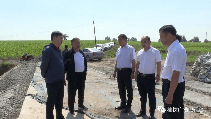 榆树市副市长闫伟检查中型水库安全度汛情况