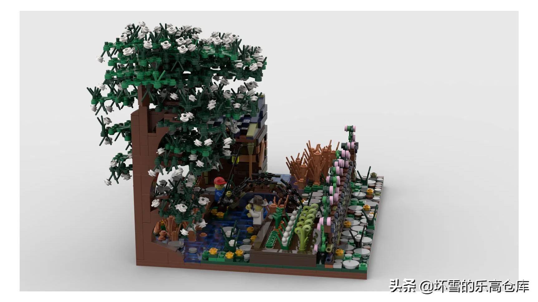 不去花博会依然有花园的感觉盘点乐高创意庭院项目