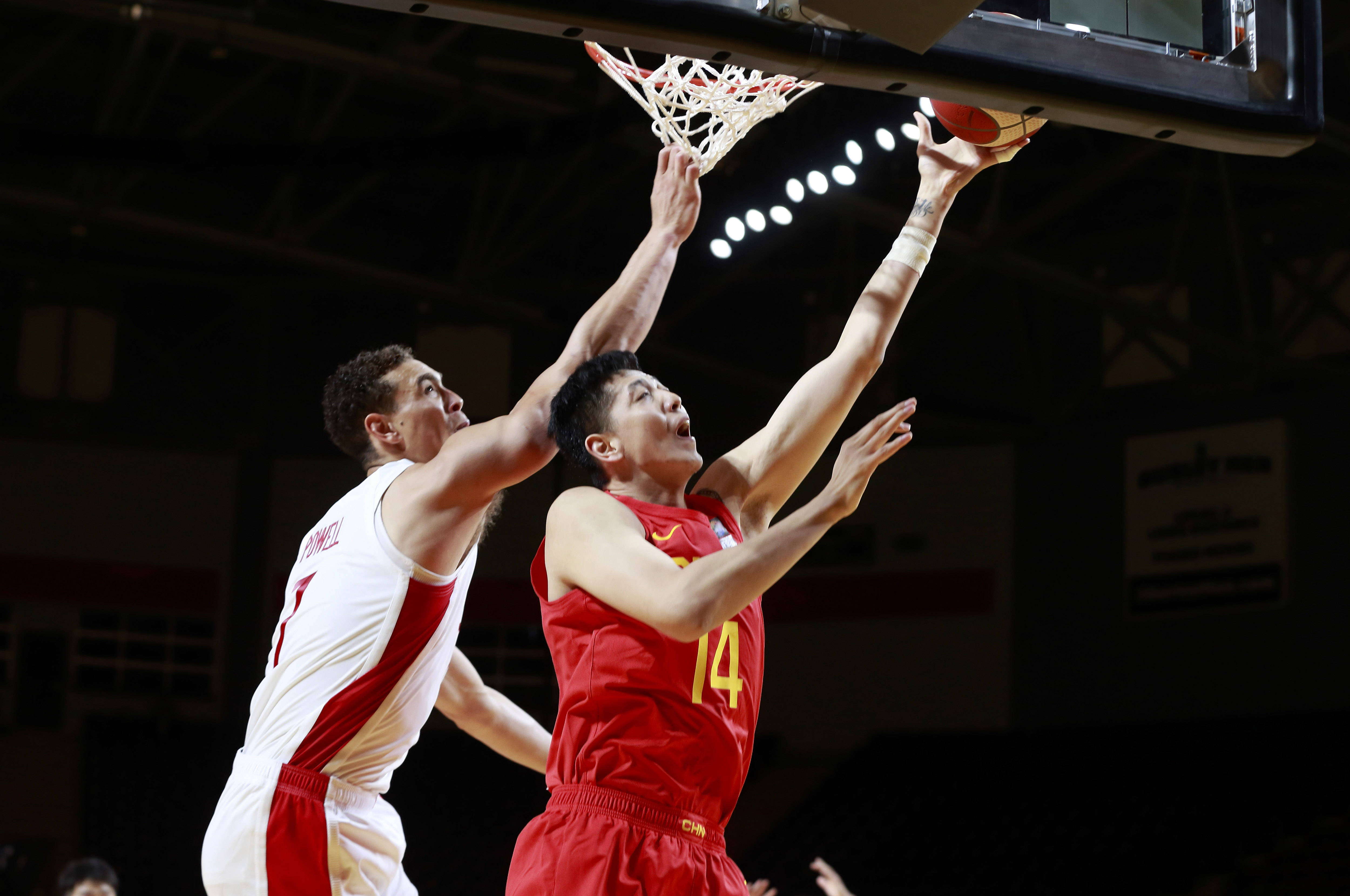 篮球奥运会落选赛中国不敌加拿大