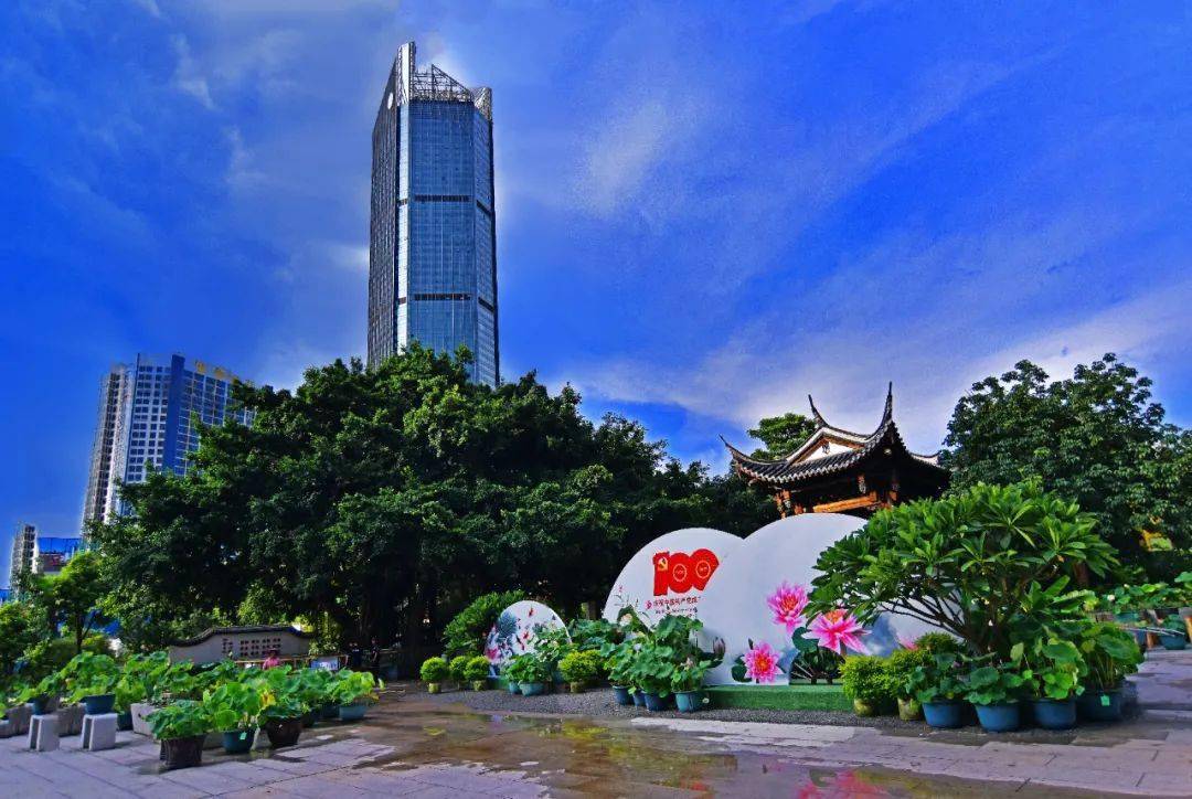 福州市园林中心系统庆祝建党100周年氛围布置成果展示第三期
