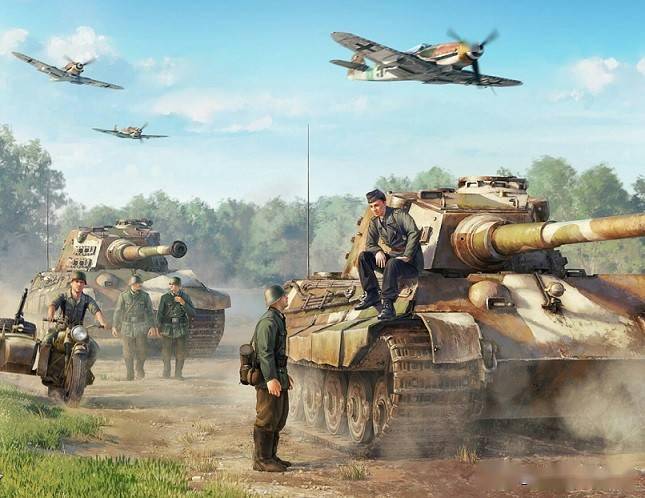 东线精锐之师西线老弱病残德军主力在漂浮不定中消磨殆尽