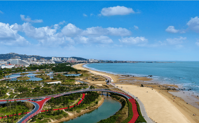阳光,海岸,绿道,还有海水浴场山海天shanhaitian——山海天旅游度假区