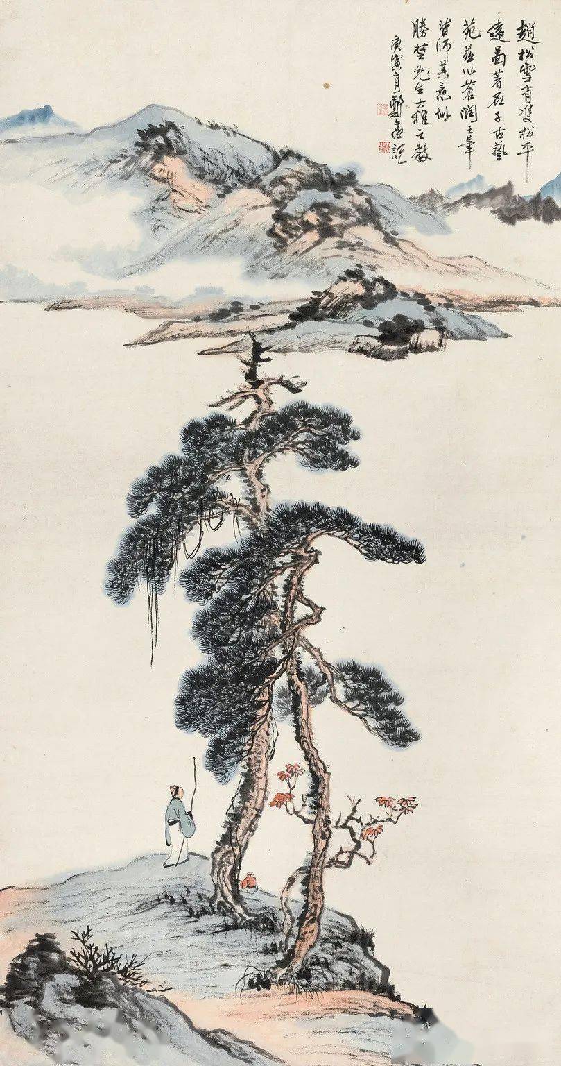 郑午昌山水，浑厚苍茫_艺术