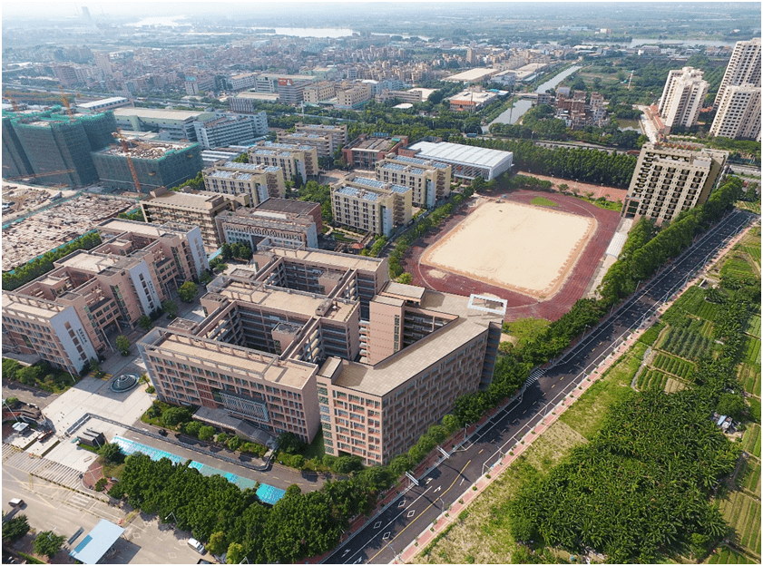 擴建後整體實景圖教學樓建成實景圖東莞中學松山湖學校改擴建項目東莞