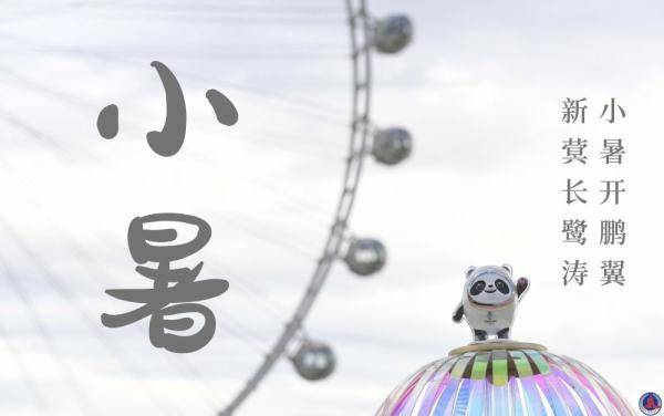 冰墩|冰墩墩打卡二十四节气·小暑