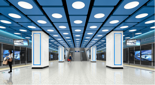 西安地铁唯一环线8号线车站设计方案惊艳亮相