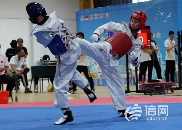 青岛市第五届运动会跆拳道比赛落幕市北代表团获团体第二