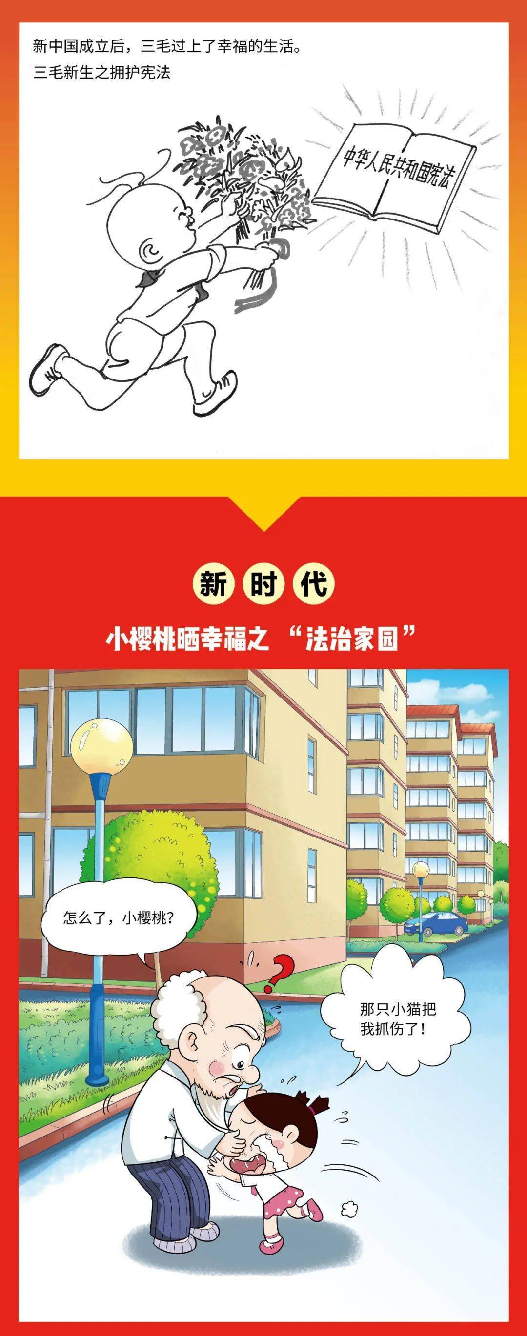 两个关于法律的故事 漫画里的百年巨变 三毛