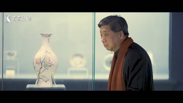 时期|“艺见·上博”寻迹文明 | 粉彩蝠桃纹橄榄瓶