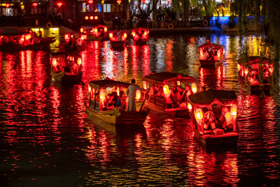 文化加持夜游经济 | 台儿庄古城入围夜游古镇前三甲!