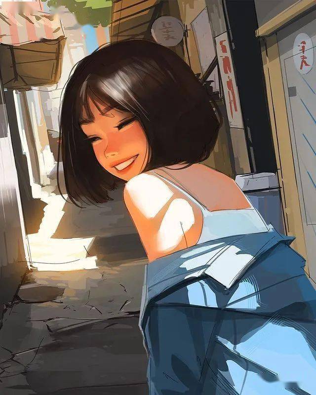 眼里有光的女孩