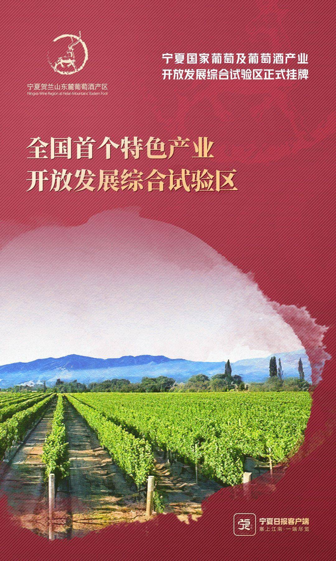国家|首个“国字号”葡萄酒综合试验区正式挂牌,宁夏打造世界葡萄酒之都