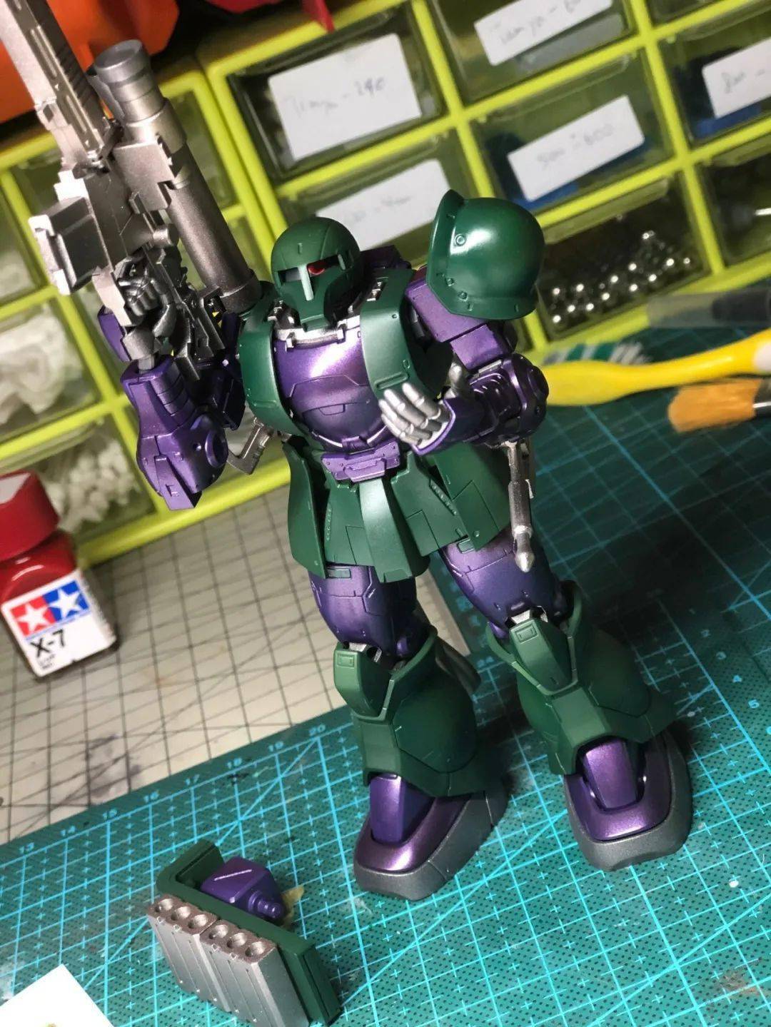 青之巨星兰巴拉尔和三台hg独眼机制作分享