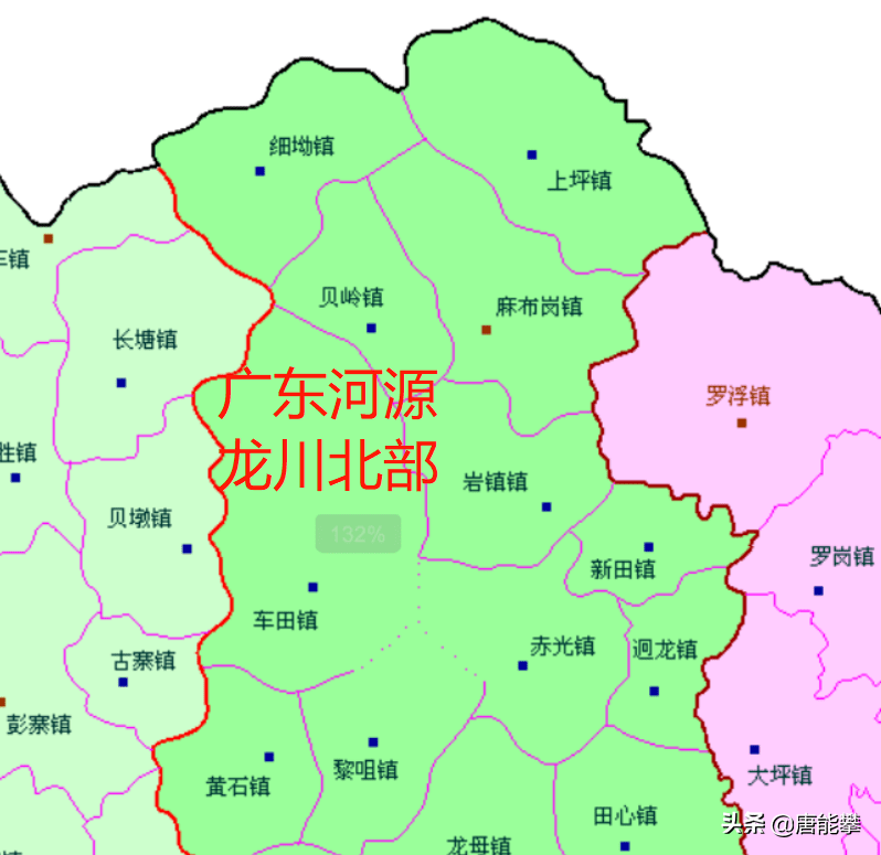 河源市龙川县各镇地图图片