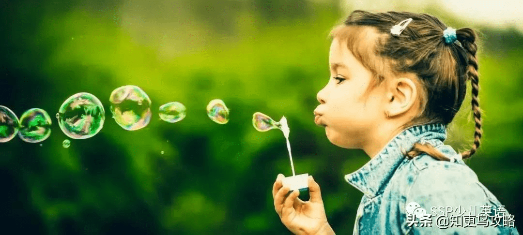 吹泡泡用英文怎么说