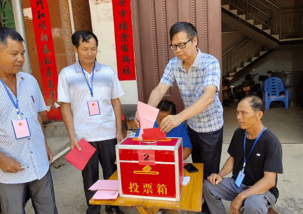 上思县举行县乡镇人大代表投票选举