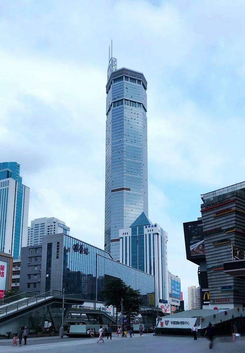 深圳赛格大厦多高图片