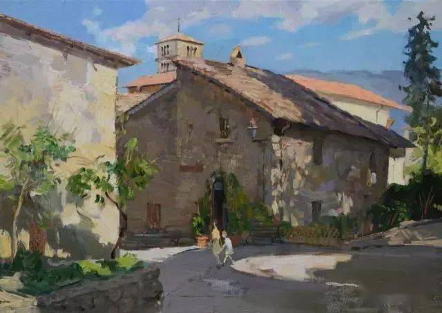 写生啦丁一林在哪里写生都很美