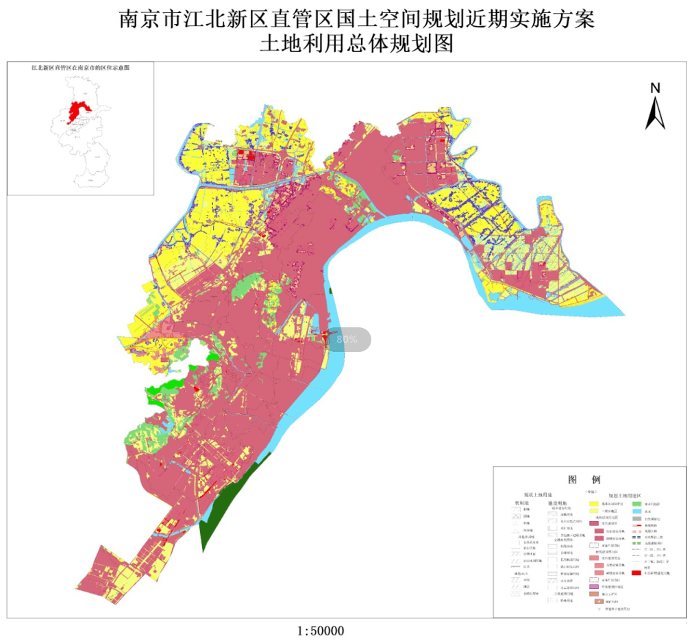 江北新区直管区范围图片