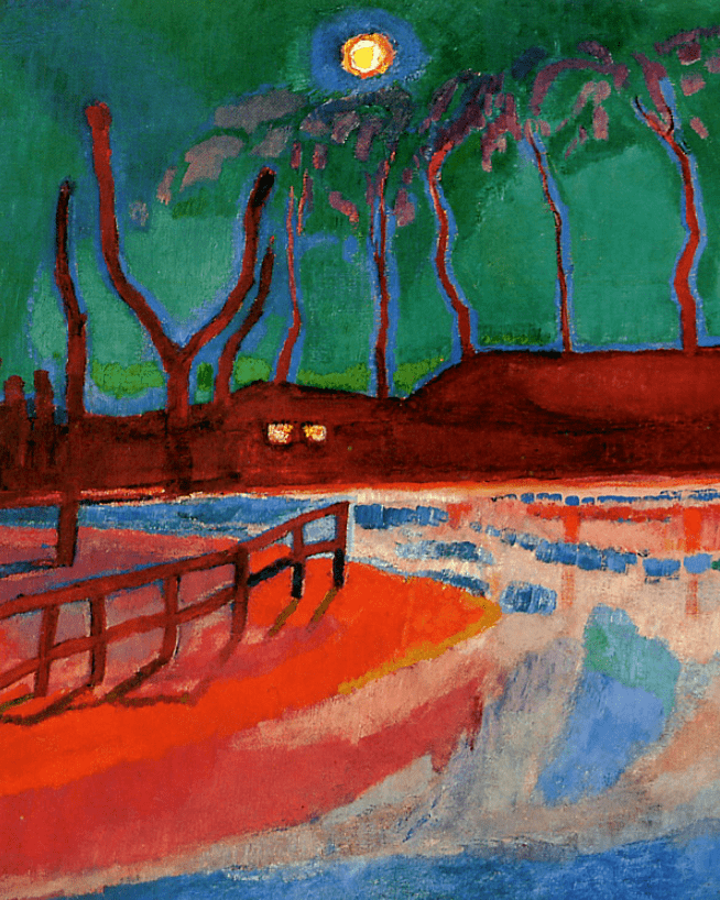 荷兰画家扬斯莱特斯色彩鲜艳的表现主义