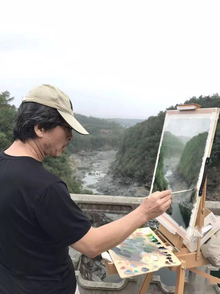 冷军风景写生作品