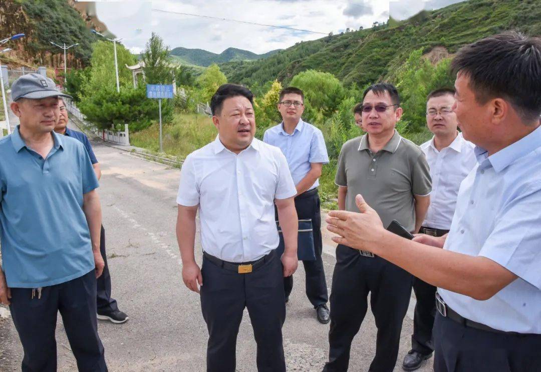 姚树山在白文镇调研指导防汛工作