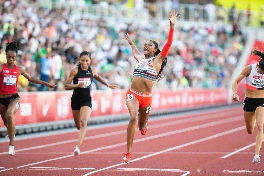 gabrielle thomas将成为今年奥运会女子短跑的最大亮点他们脚上的