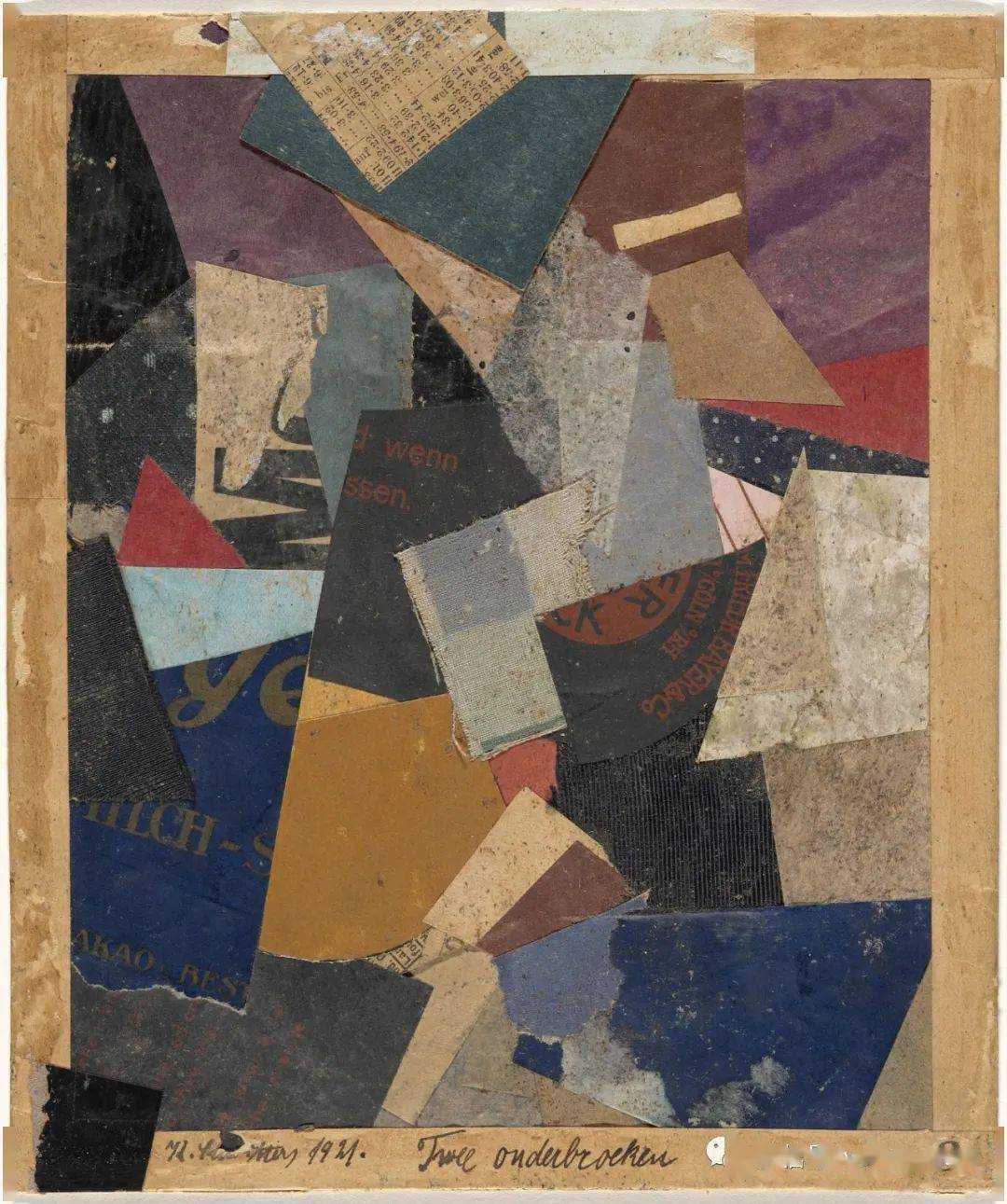 绘画欣赏——kurt·schwitters