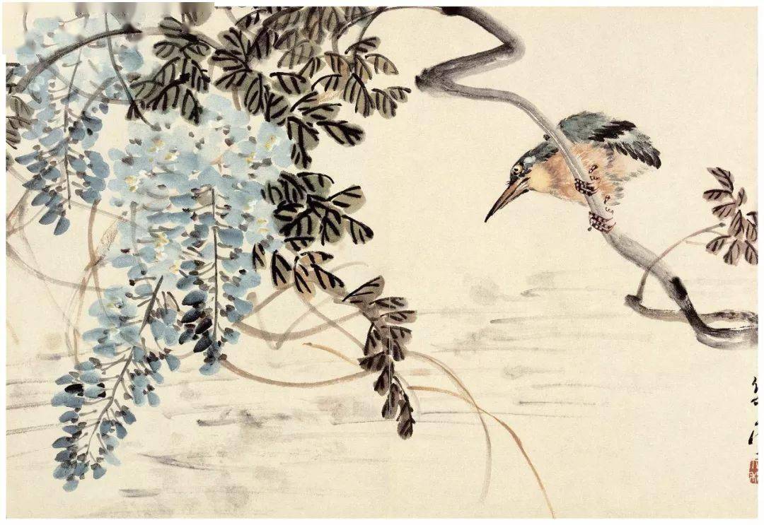 诸乐三写意花鸟画小品65幅