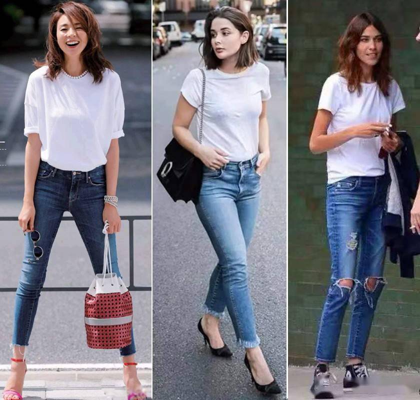 白t恤的逆袭记住这些搭配套路分分钟化平庸为惊艳