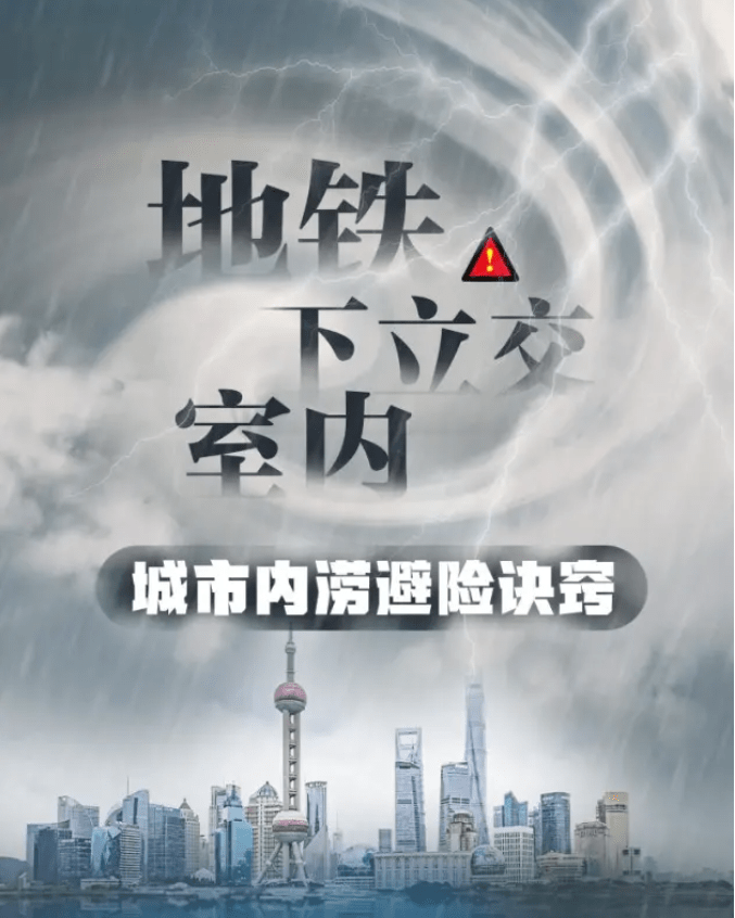 设计|“烟花”升级强台风，上海将有大到暴雨，你最关心的避险诀窍都在这里了