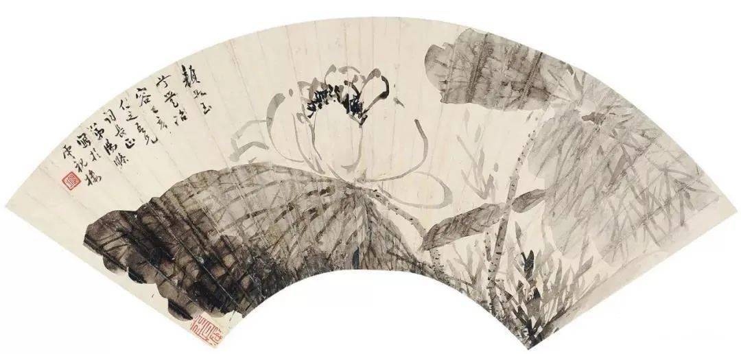 欣赏| 33幅荷花扇面,清香扑鼻_作品