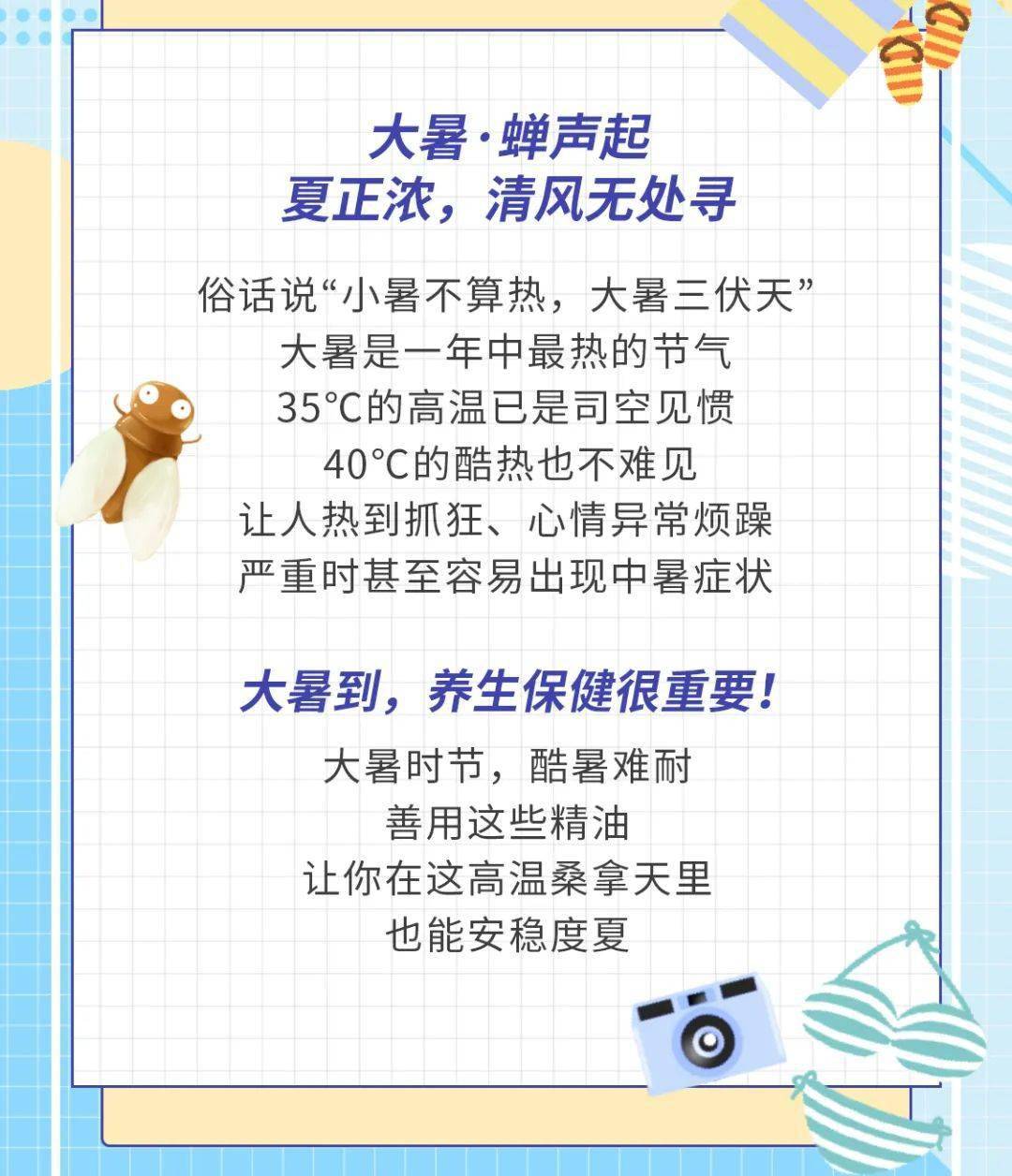 芳香物语 | 大暑已至,这几款精油陪你安度高温"桑拿天"!