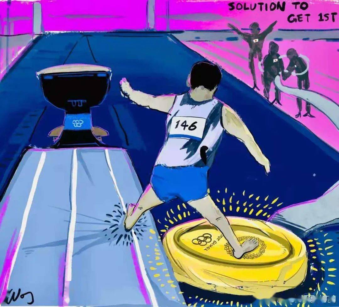 裁判眼瞎了!太侮辱奥运精神了!