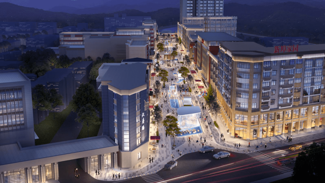 未来主城区新地标广元这条商业步行街高清效果图曝光高大上