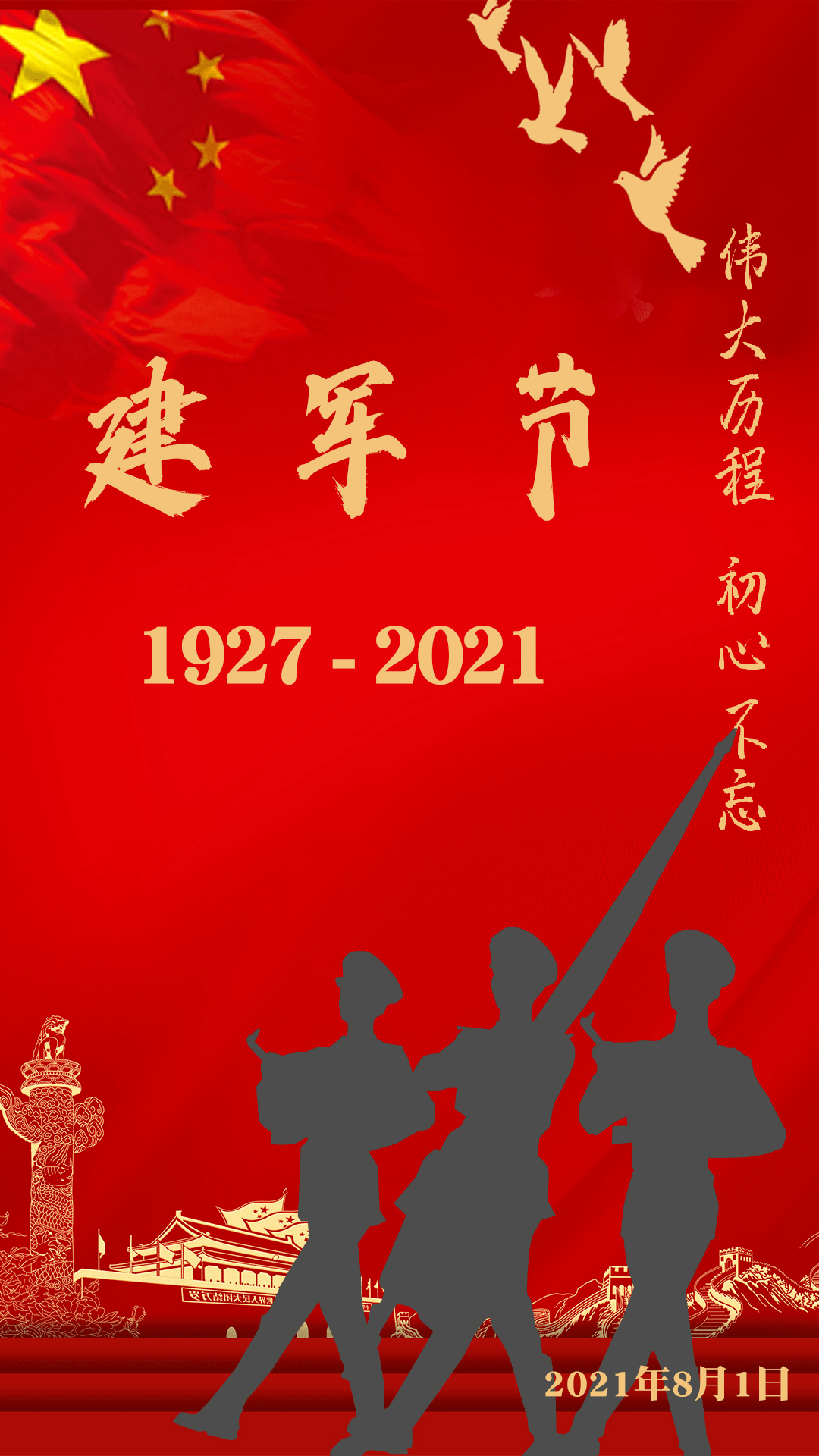 热烈庆祝中国人民解放军建军94周年!