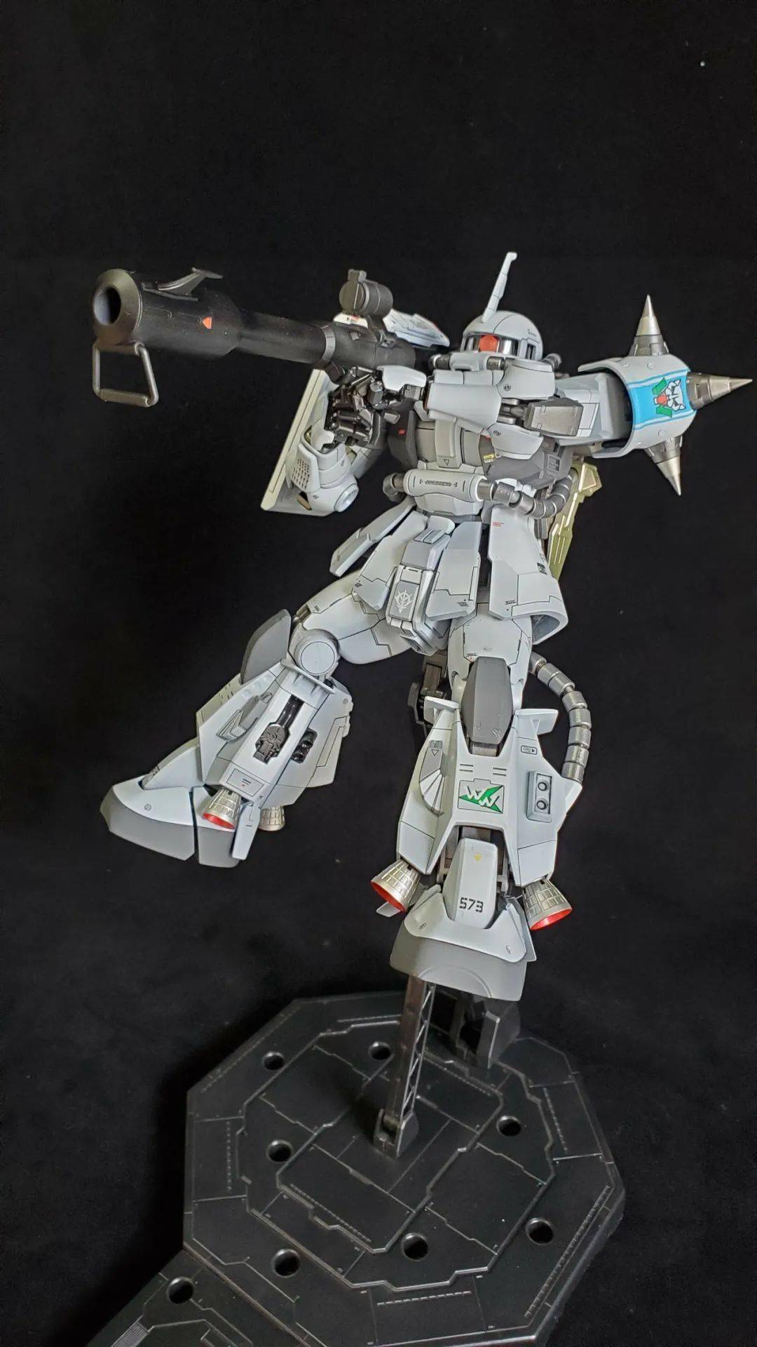 mg白狼扎古改造&涂装制作_模型