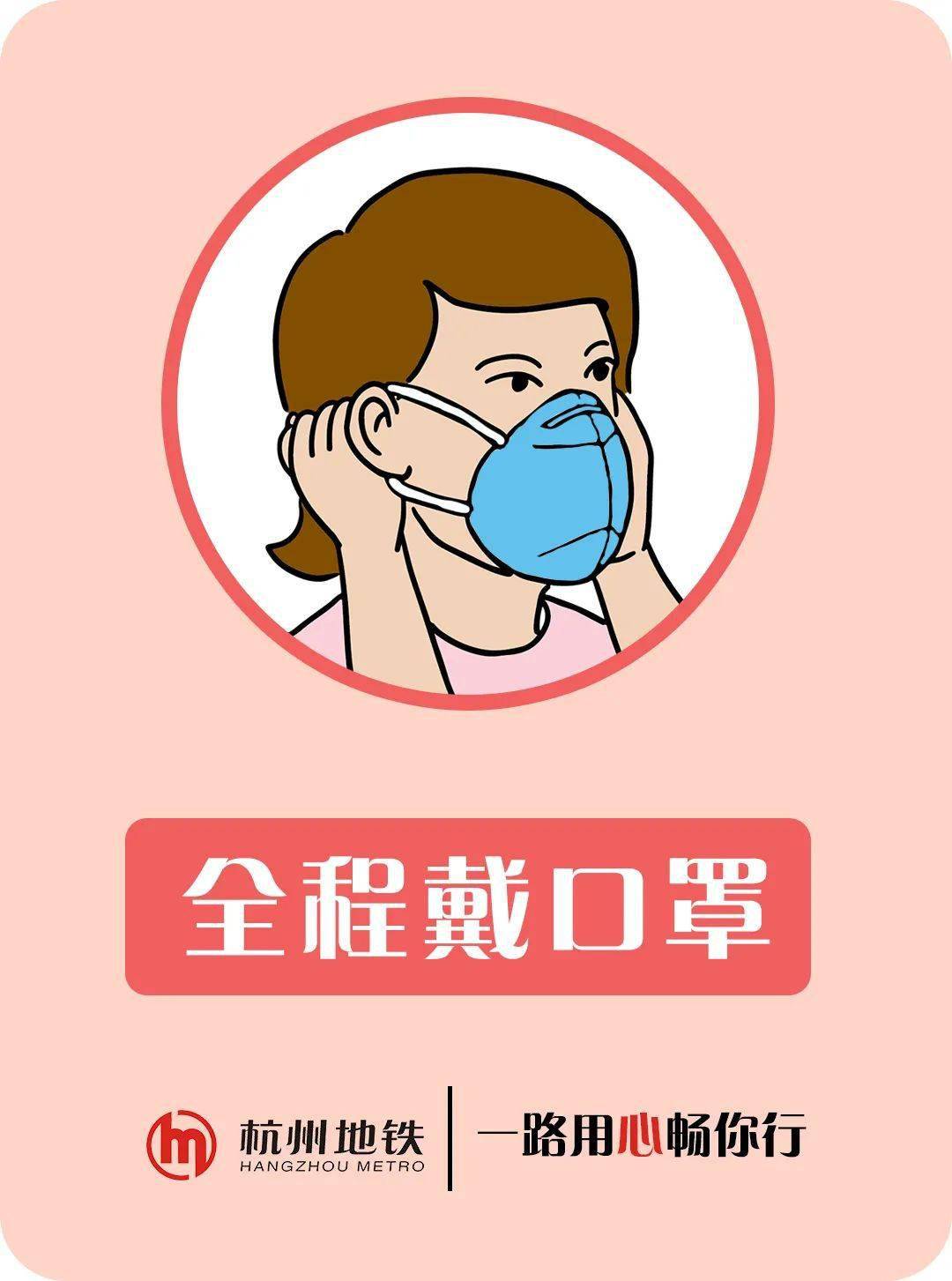 重要提醒乘坐地铁请记得测温亮码戴口罩