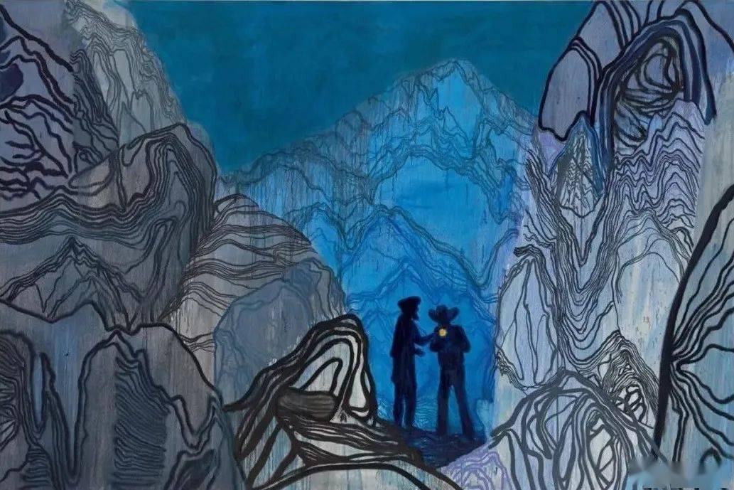 写生啦绘画是一种思维形式德国当代艺术家丹尼尔里希特作品